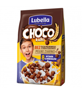 Lubella Choco kulki Zbożowe kulki o smaku czekoladowym 500 g