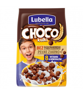 Lubella Choco kulki Zbożowe kulki o smaku czekoladowym 250 g