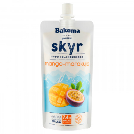 Bakoma Jogurt skyr typu islandzkiego mango-marakuja 120 g