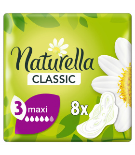 Naturella Classic Maxi Camomile Podpaski ze skrzydełkami x8