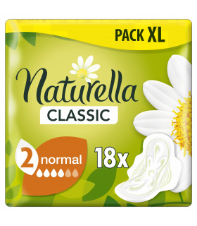 Naturella Classic Normal Camomile Podpaski ze skrzydełkami x18
