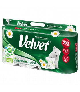 Velvet Excellence Camomile & Aloe Papier toaletowy 8 rolek