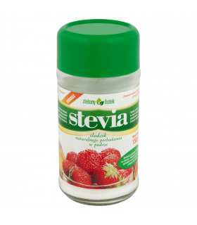 Zielony listek Stevia Słodzik naturalnego pochodzenia w pudrze 150 g