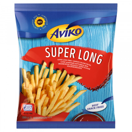 Aviko Super Long Bardzo długie frytki 600 g