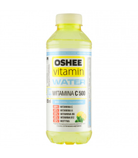 Oshee Vitamin Water Napój niegazowany o smaku cytrynowo-miętowym 555 ml