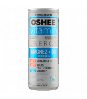 Oshee Vitamin Energy Napój gazowany o smaku owoców tropikalnych 250 ml