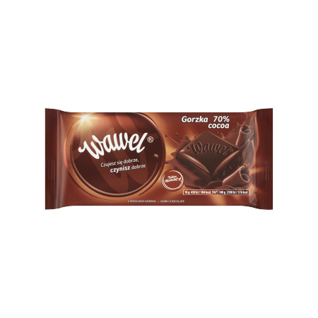 Wawel Czekolada gorzka 70 % Cocoa 90 g