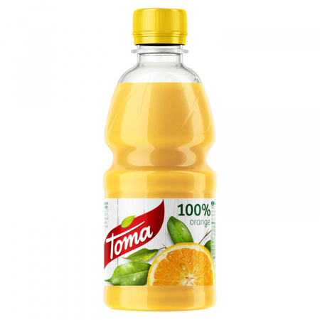 Toma Sok pomarańczowy z zagęszczonego soku 100 % 330 ml