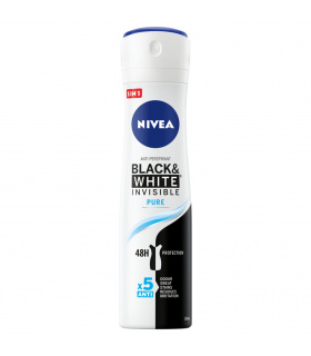Nivea Black&White Invisible Pure Antyperspirant Spray 150ml