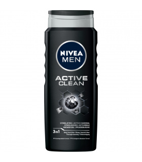 Nivea MEN Active Clean Żel pod prysznic dla mężczyzn 500 ml