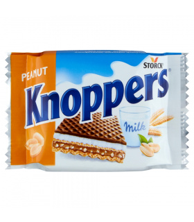 Knoppers Peanut Wafelek mleczno-orzeszkowy 25 g