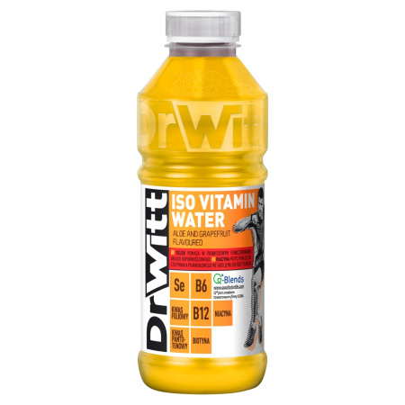 DrWitt Iso Vitamin Water Napój izotoniczny o smaku grejpfruta i aloesu 550 ml