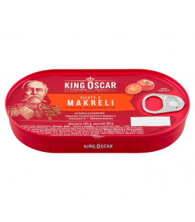 King Oscar Filety z makreli w sosie pomidorowym 160 g