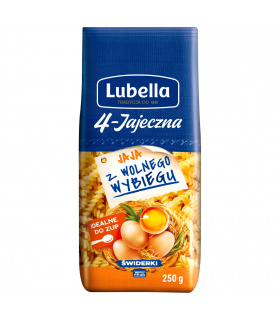 Lubella 4-Jajeczna Makaron świderki 250 g