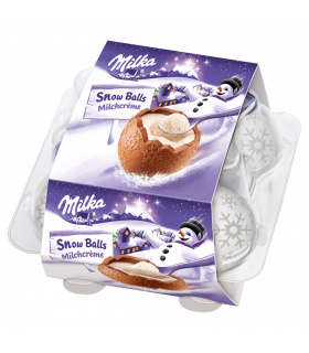 Milka Snow Balls Czekolada mleczna 112 g (4 x 28 g)