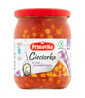 Primavika Cieciorka w sosie pomidorowym 440 g