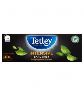 Tetley Intensive Earl Grey Herbata czarna aromatyzowana 50 g (25 x 2 g)