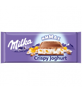 Milka Mmmax Czekolada mleczna Crispy Joghurt 300 g