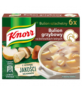 Knorr Bulion grzybowy na borowikach leśnych 60 g (6 x 10 g)